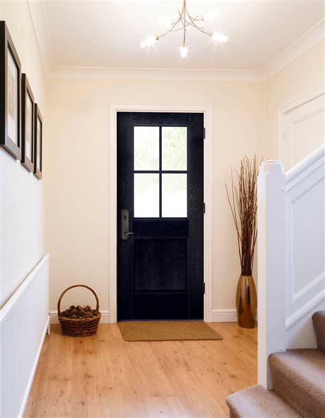 farm house with black metal front door|farmhouse entry door with sidelights.